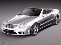 Mercedes-Benz SL 65 AMG 20063d model