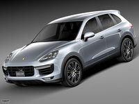 Porsche Cayenne Turbo 20153d model