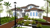 Courtyard Mediterranean House