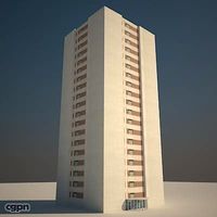 Textured Building 143d model