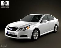 Subaru Legacy sedan US 20113d model