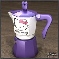 Hello Kitty moka 13d model