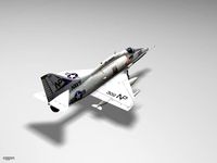 A4 skyhawk3d model