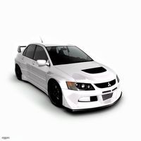 Mitsubishi EVO 9 Widebody3d model