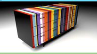 Mueble tocador estilo retro - VRAY