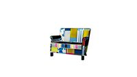 83149 Sofa Patchwork Stripes 2-Seater