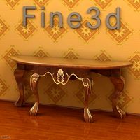 antique-09om-Table-0233d model