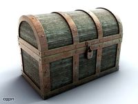 Treasure chest empty3d model