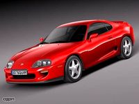 Toyota Supra 1993-20023d model
