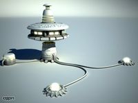 sci fi station3d model