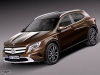 Mercedes Benz GLA 20143d model