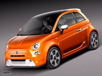 Fiat 500e 20143d model