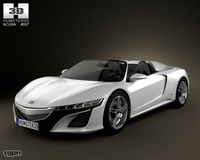 Acura NSX convertible 20123d model