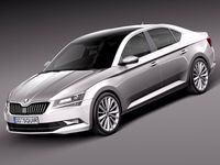 Skoda Superb 20163d model
