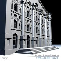 Piazza affari3d model