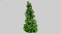 Oakleaf Holly 2D Cutout