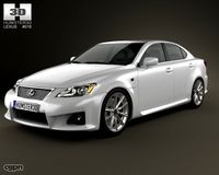 Lexus IS F (XE20) 20123d model