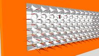 another fassade in multiple Hypars in tension