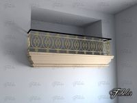 Balcony 043d model