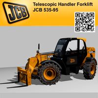 Telescopic Handler Forklift JCB 535 953d model