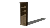 5867 Sheffield boekenkast rechtsdraaiend