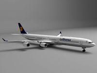Airbus A340 (Lufthansa)3d model