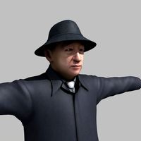 asian man3d model