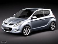 Hyundai i20 3 door3d model