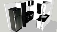 Cocina integral pequeña