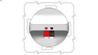 Odace Loudspeaker socket, white