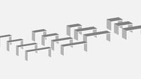 Prat Table - 42' high tables