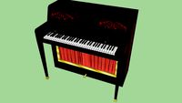 Antique Boudoir Mini Upright Piano
