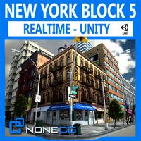 NYC Block #5 Unity3d model