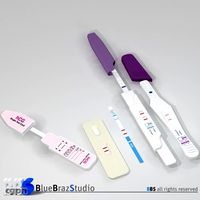 Pregnancy test 43d model