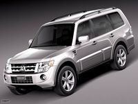 Mitsubishi Pajero 2006-20133d model