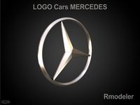 Mersedes 3d Logo3d model