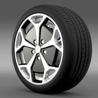 Vauxhall Ampera wheel3d model