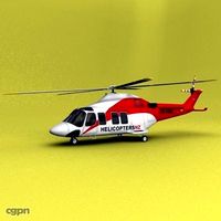 AW-139 NZ Helicopter3d model