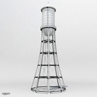 Water Tower 013d model