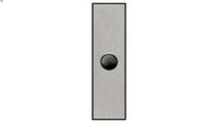 4061Switch Grid Plate and Cover, 1 Gang, Less Mechanism, Architrave, Horizon Silver