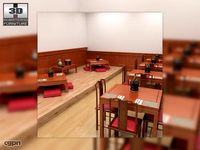 Chinese interior cafe3d model