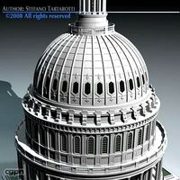 US Capitol dome3d model