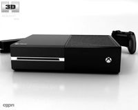 Microsoft X-Box One 720 with Kinect3d model