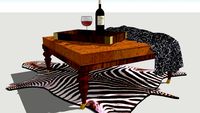Vicente Wolf Designed Ottoman for Henredon