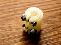 Parametric Rigid Coupler 5/16" to 5mm on Mostly Printed CNC by GeoDave
