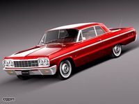 Chevrolet Impala Coupe 19643d model