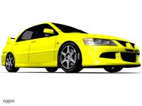 Mitsubishi Lancer Evolution VIII3d model