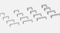 Prat Table - 30'high tables
