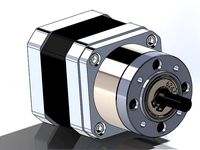 Nema 17 with Planetary Gear Reduction by NeverDun