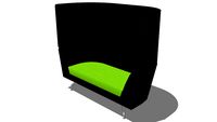 CWTCH-08 HB Two Seat High Back Work Sofa